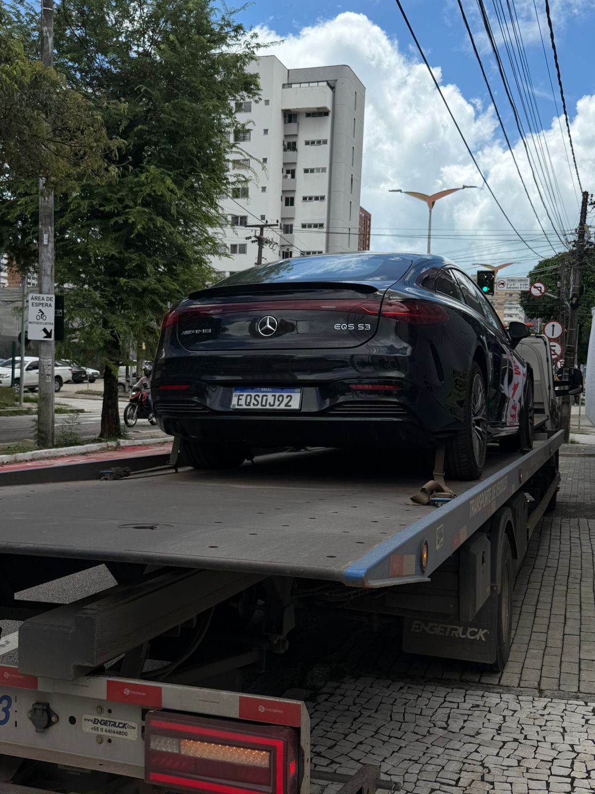 Prancha para veículos especiais